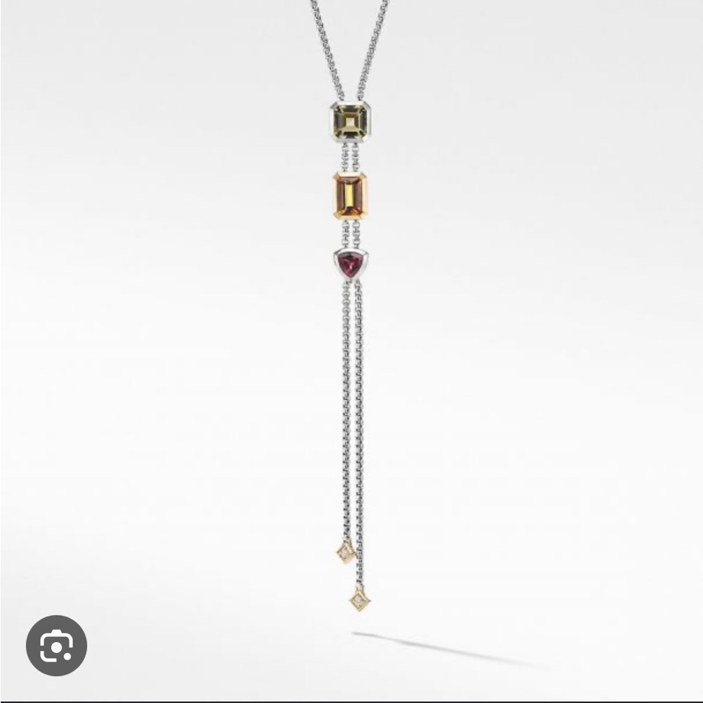 David Yurman New Renaissance Novella Y Necklace NEVER WORN with box!